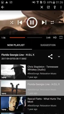 Country Music android App screenshot 1